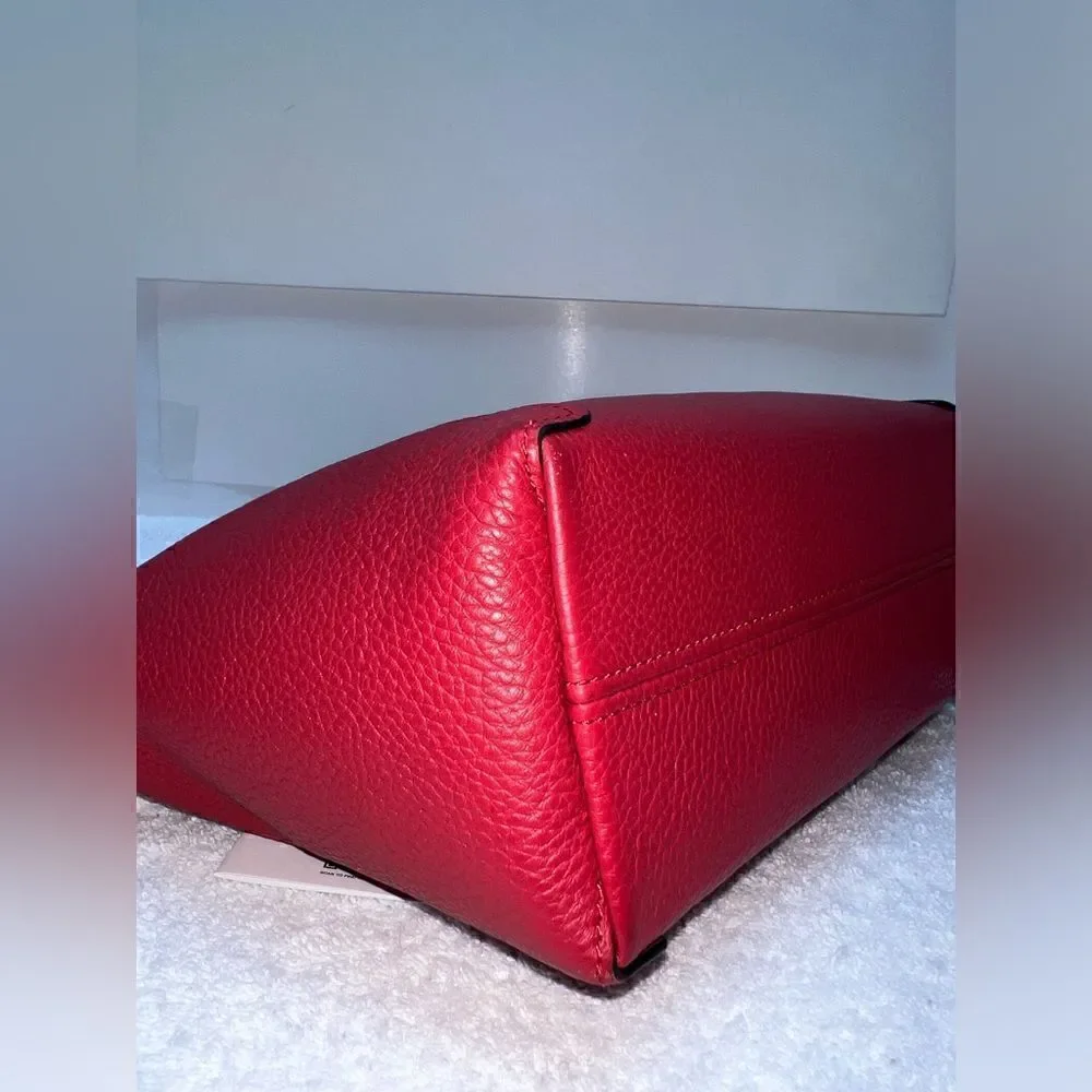 🔥🎁NEW! Coach Kacey Colorblock Satchel Handbag Red Msrp:$378.00